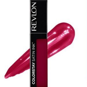 Revlon Regal Ruby Colorstay Satin Ink Color Stay 034 Regal Ruby Red Lipstick